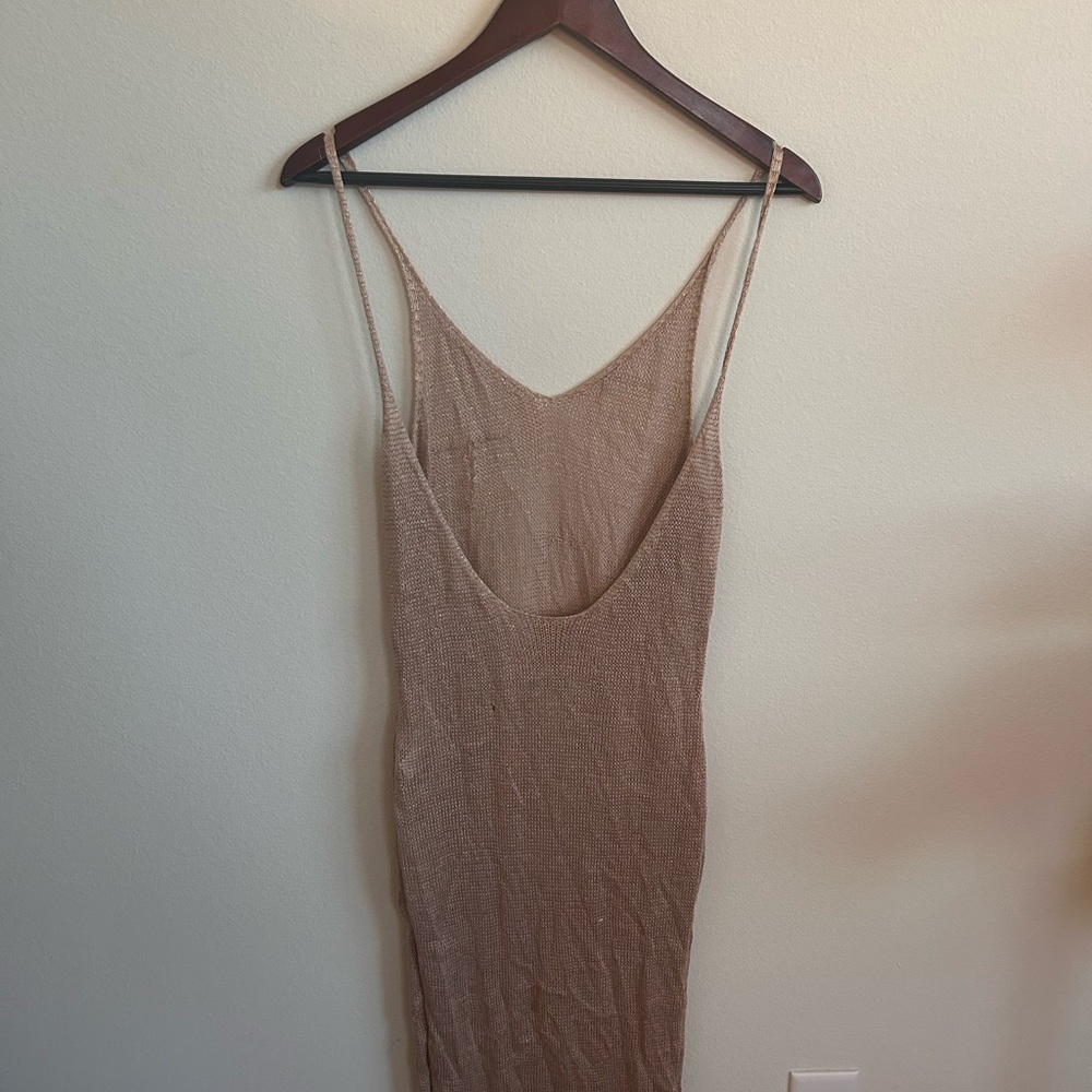 Nude maxi slip